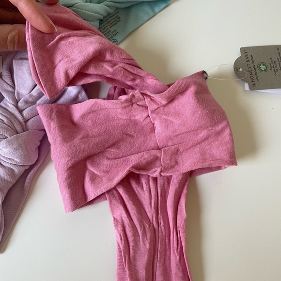 10-Pack Organic Cotton Bow Headbands - Picture 3 of 4